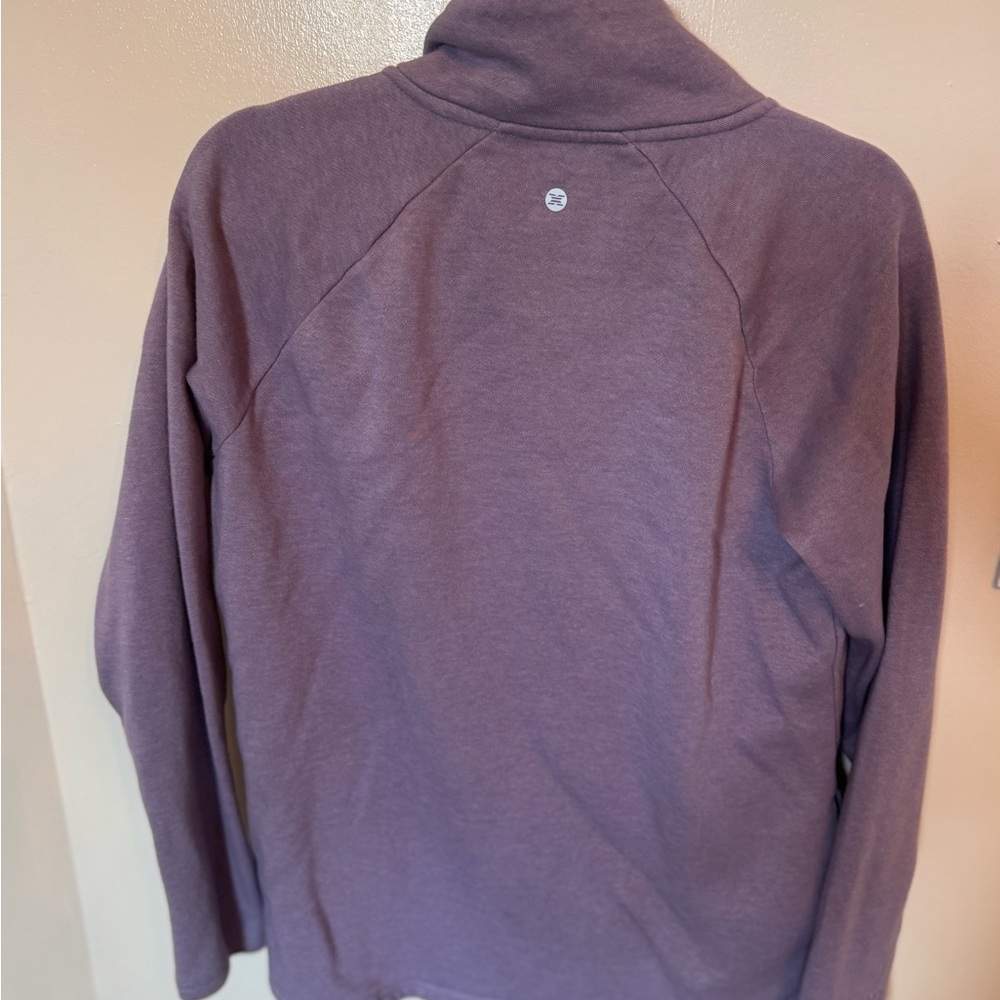 RBX Purple Asymmetrical Zip Pullover | Size L - Picture 4 of 4